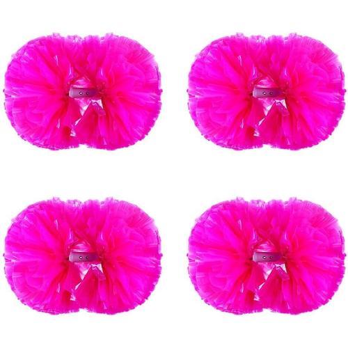 Rose Rouge. Lot De 4 Poms Poms Poms Pom-Pom Girl, En Métal, Pom-Pom... on Productcaster.