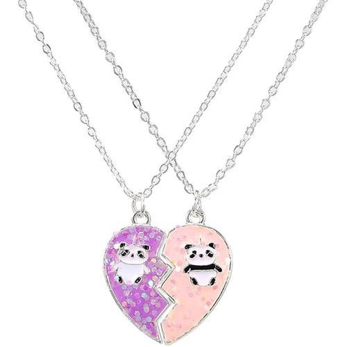 2 Pcs Bff Colliers Collier D'amitié Panda Bijoux Magnétique Pendent... on Productcaster.