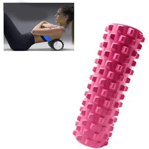 Pink Rouleau En Mousse Massage Des Tissus Profonds Muscle Exercice ... on Productcaster.