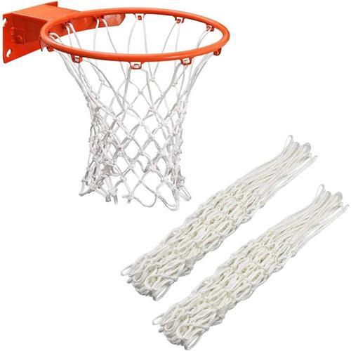 Blanc Lot De 2 Filets De Basket-Ball Blancs De Rechange Pour Panier... on Productcaster.