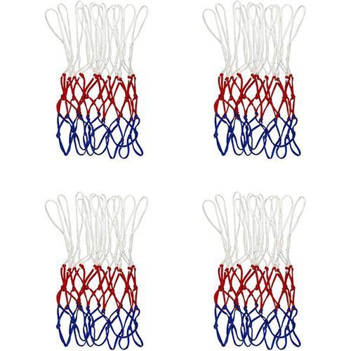 Lot De 4 Filets De Basket-Ball Tricolores En Nylon Pour Intérieur E... on Productcaster.