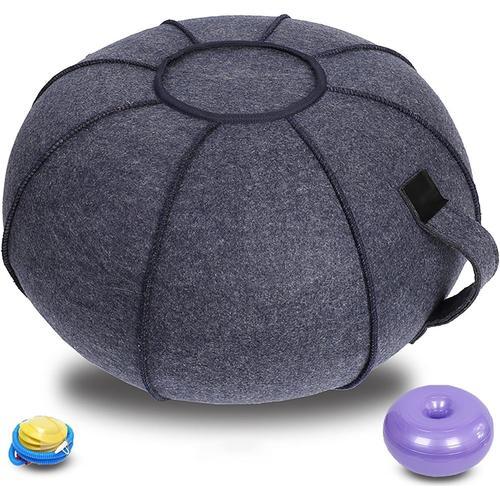 Navy Blue Ballon De Yoga Exercice Assis Ballon D'exercice De Yoga G... on Productcaster.