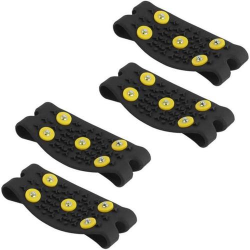 Noir Classements De Glace Anti-Glissement 5 Étalons Snow Grips Grim... on Productcaster.