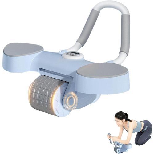 Bleu Roues D'exercice,4d Ab Roller Pour L'entraînement Des Abdomina... on Productcaster.