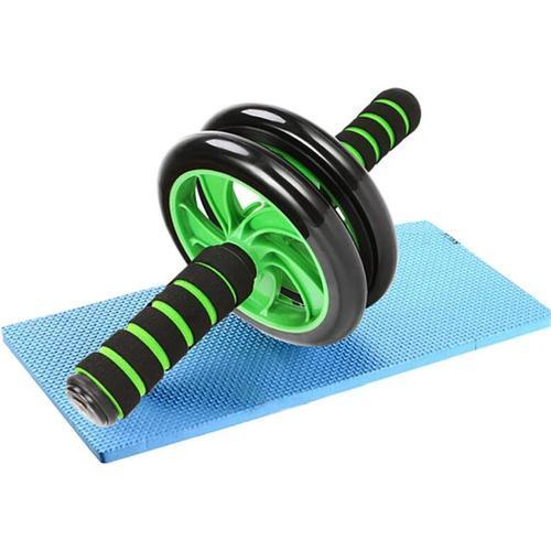 Green Roue Abdominale Abdominaux Roue Abdominale Homme Gym Rouleau ... on Productcaster.