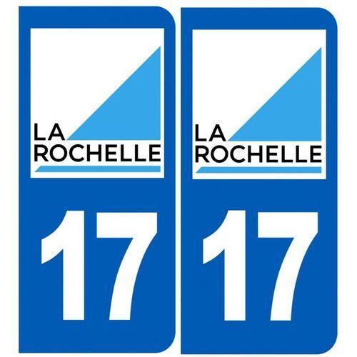 Sticker / Autocollant : Numéro Immatriculation La Rochelle on Productcaster.