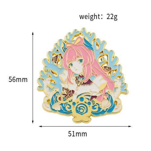 Broche En Émail Genshin Impact Anime, Danemark Ge Warriomi, Diluc R... on Productcaster.