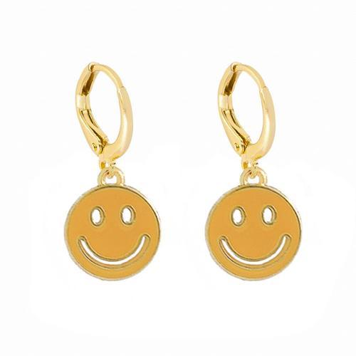 Boucles D'oreilles Colorées Double Face Pour Femmes, Bijoux En Form... on Productcaster.