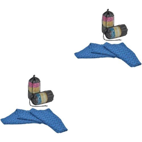 Bleux2pcs Bleux2pcs Tapis De Yoga Pliable Couverture De Pilates Non... on Productcaster.