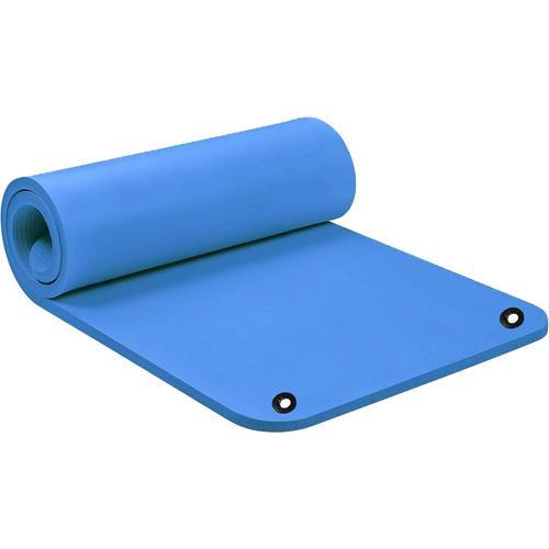 Bleu Bleu Tapis De Yoga | 100 X 61 Cm | Épaisseur 1,2 Cm | Tapis De... on Productcaster.