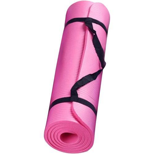 Red Red Tapis De Yoga 15mm Tapis De Fitness Sport Antidérapant Dame... on Productcaster.