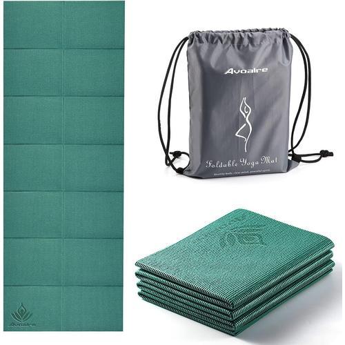 Vert Vert Tapis Yoga Antidérapant Et Pliable Tapis De Sport Indechi... on Productcaster.