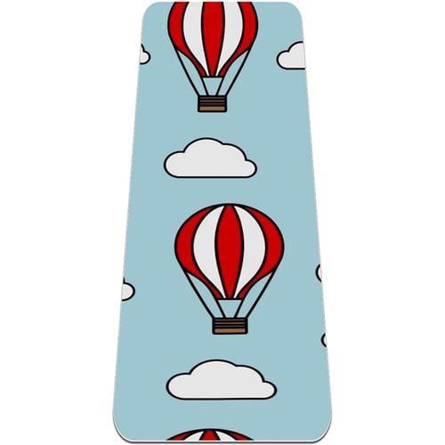 Tapis De Yoga Travel Blue Hot Air Balloon Tapis De Yoga Antidérapan... on Productcaster.