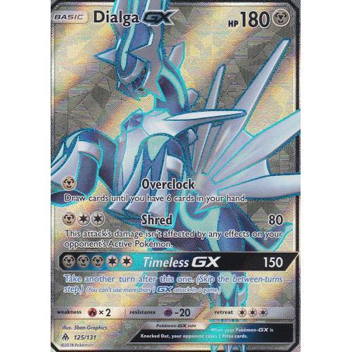 Carte Pokemon - Dialga Gx ( Dialga Gx ) - Ultra Rare En Full Art - ... on Productcaster.