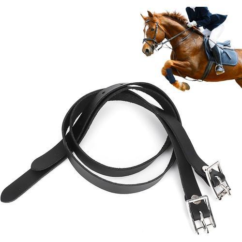 2pcs Courroies D'éperons En Cuir Pour Chevaux, 50 Cm/19,7 Pouces Co... on Productcaster.