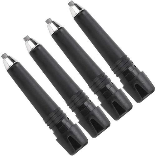 Noir 4 Pcs Alpenstock Conseils De Marche En Caoutchouc Pour Batons ... on Productcaster.