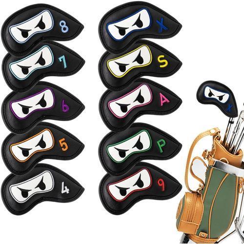 Noir Couvre-Tête De Club De Golf, Couvre-Pilotes Pour Clubs De Golf... on Productcaster.