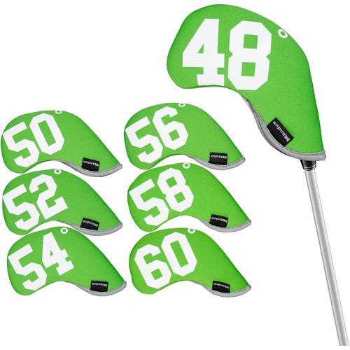 Vert Couvre-Têtes De Club De Fers À Coin De Golf 7pcs/Set Avec Degr... on Productcaster.