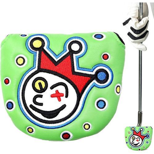 Vert Couvre-Tête De Club De Golf - Motif Clown - En Cuir Synthétiqu... on Productcaster.