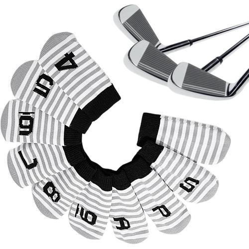 Gris Couvre-Clubs De Golf,Couvre-Têtes De Clubs De Golf, 10 Housses... on Productcaster.