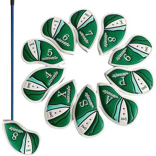 Ensemble De Fer 10pcs Couvre-Club Golf Pour Bois,Couvre-Tête Veste ... on Productcaster.