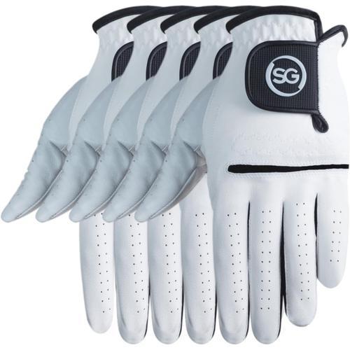 Blanc Uni. Lot De 5 Gants De Golf En Microfibre Toutes Saisons Pour... on Productcaster.