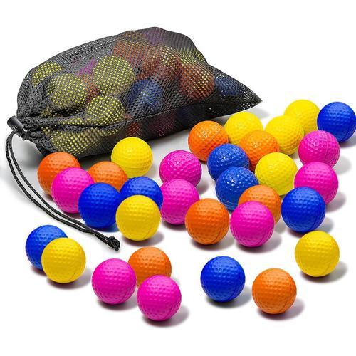 Mélange De Couleurs, Lot De 32 Balles D'entraînement De Golf En Mou... on Productcaster.