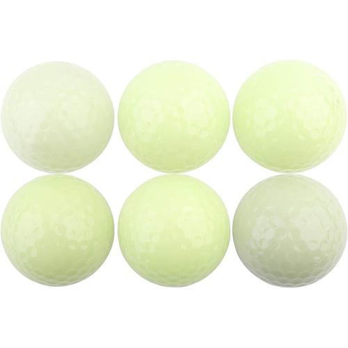 Balles De Golf Lumineuses 6 Pièces Pour Les Sports De Nuit, Balles ... on Productcaster.