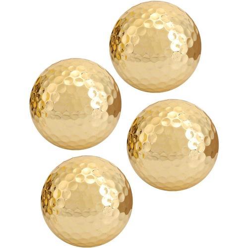 Or Balles De Golf 4 Pcs Portable Haute Qualité Double Couche Plaqué... on Productcaster.