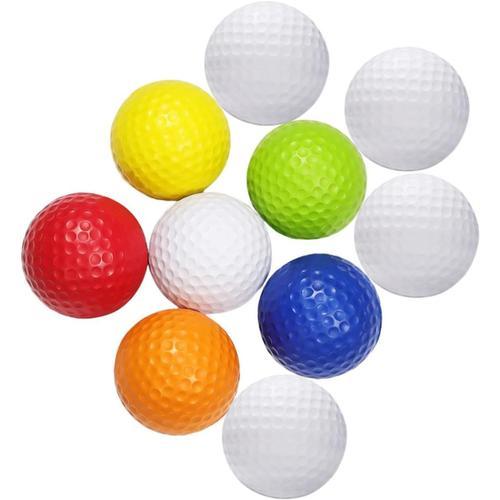 Couleur Aléatoire 10 Pièces Balle D'entraînement De Golf Balles De ... on Productcaster.