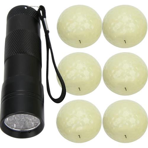 6 Pièces Balles De Lumière Fluorescente De Balle De Golf Lueur Bril... on Productcaster.