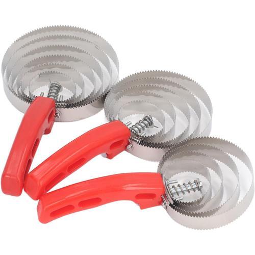 Lot De 3 Étrilles Réversibles En Acier Inoxydable, Brosse Pour Chev... on Productcaster.