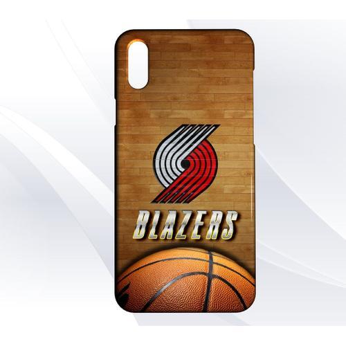 Coque Rigide Compatible Pour Iphone X Xs Portland Trail Blazers Nba... on Productcaster.