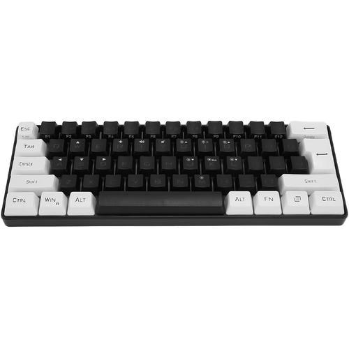 Clavier Mini 60% Petit Clavier de Jeu, Rétroéclairage RVB 61 Touche... on Productcaster.