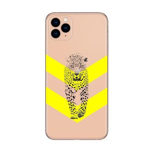 Coque Iphone 12 Et 12 Pro Leopard Chevron Jaune on Productcaster.