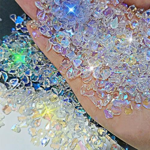 Lot De 100 Strass Aurores Multicolores Pour Nail Art - Mélange De... on Productcaster.