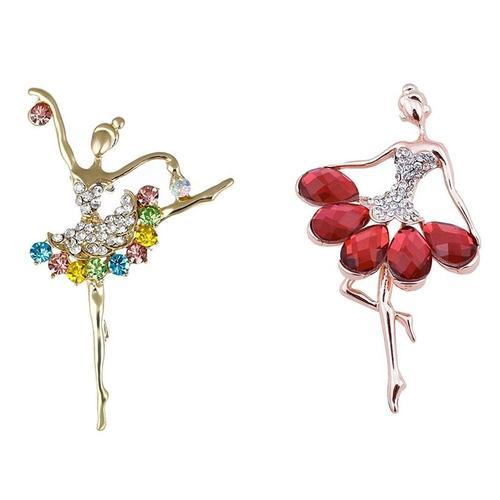 Strass Fleur Broche Bijoux-Broche Et Ton Or Vintage Fantaisie on Productcaster.