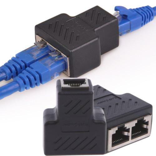 Adaptateur d'extension de réseau Ethernet RJ45, connecteur séparate... on Productcaster.