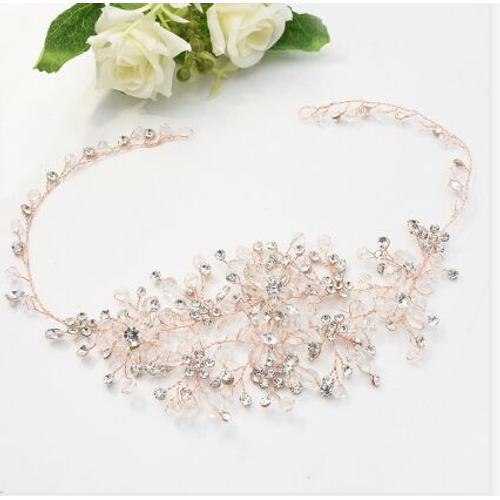 Bandeau De Luxe En Cristal Pour Mariée, Accessoires De Mariage, Coi... on Productcaster.