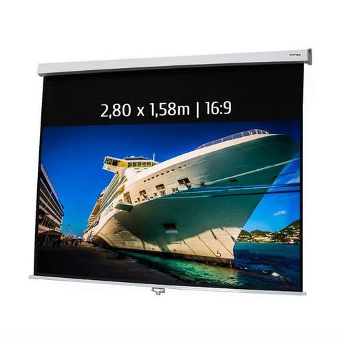 Ecran de projection manuel 2,80x1,58m 16:9 on Productcaster.