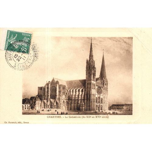 Carte Postale De Chartres (Eure Et Loir) La Cathédrale on Productcaster.