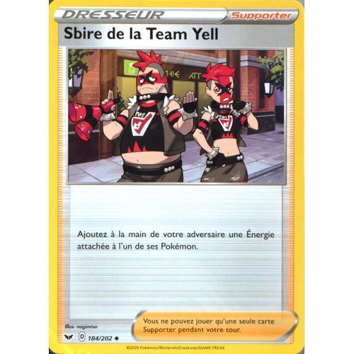 Carte Pokémon 184/202 Sbire De La Team Yell Série Eb01 - Epée Et Bo... on Productcaster.