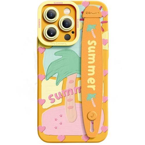 Coque Avec Support Happy Summer Pour Iphone 11 Orange on Productcaster.