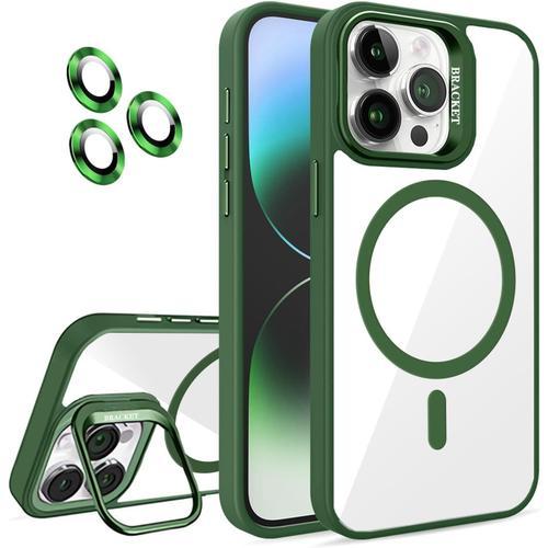 Coque Magview Magsafe Et Lentilles Caméra Pour Iphone 12 Pro Vert on Productcaster.