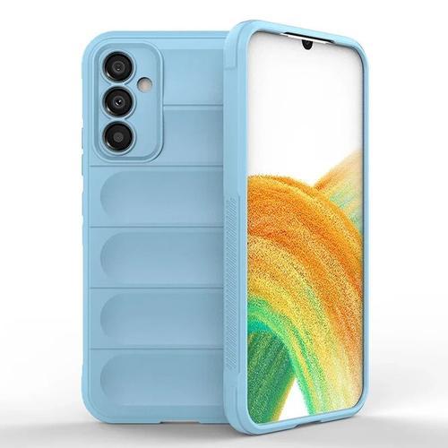 Coque Bunker Pour Samsung Galaxy A22 5g Bleu Clair on Productcaster.