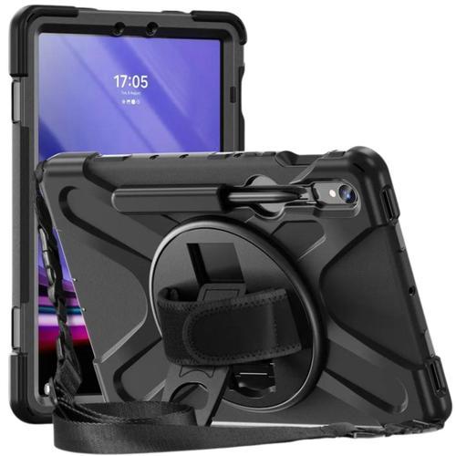 Coque Robuste 360o Pour Samsung Galaxy Tab S7 Plus 12.4 Noir on Productcaster.