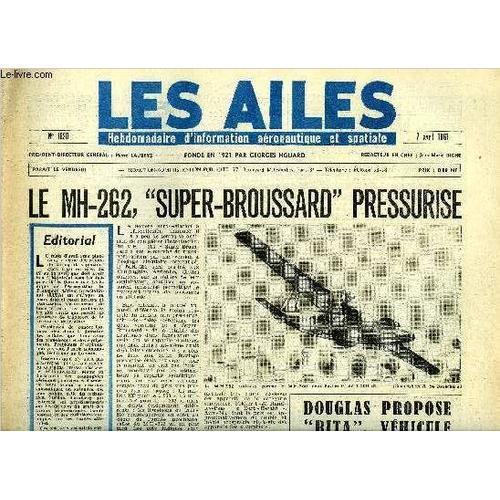 Les Ailes N° 1820 - Le Super Broussard Pressurisé Par J. Morisset, ... on Productcaster.