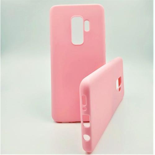 Coque Silicone Liquide Rose Pour Samsung Galaxy S9 Plus on Productcaster.