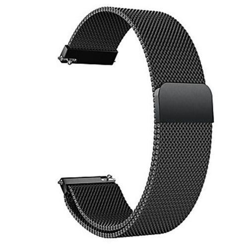 Bracelet Milanese Loop Fermoir Magnétique Pour Zte Quartz - Noir on Productcaster.