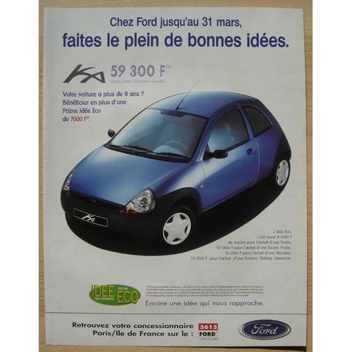 Publicité Papier - Voiture Ford K A De 1997 on Productcaster.